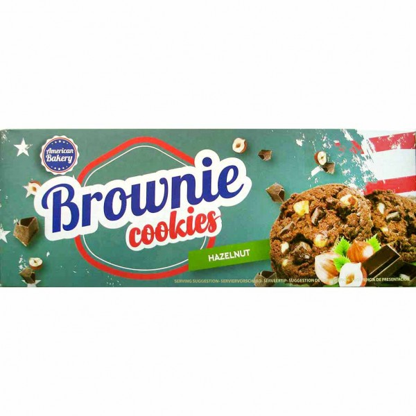 American Bakery Brownie Cookies Haselnuss 106g
