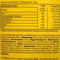 M&Ms Biscuit Keks mit M&Ms Biscuit Keks mit Milchschokolade 10er 198g MHD:21.9.25