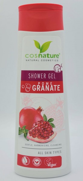 Cosnature Duschgel mit Granatapfel für feines und kraftloses Haar 200 ml