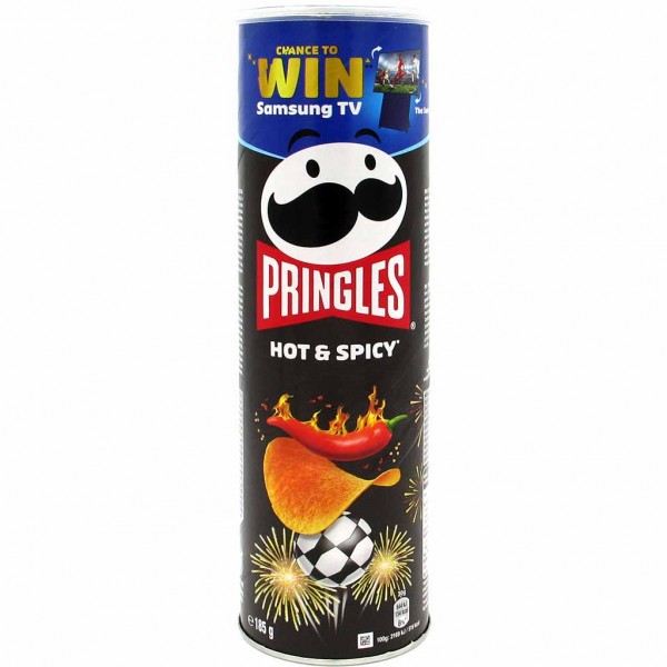Pringles Hot &amp; Spicy 185g MHD:13.5.25