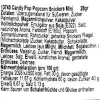 Candy POP Popcorn SNICKERS Portionspack 28g MHD:3.11.25