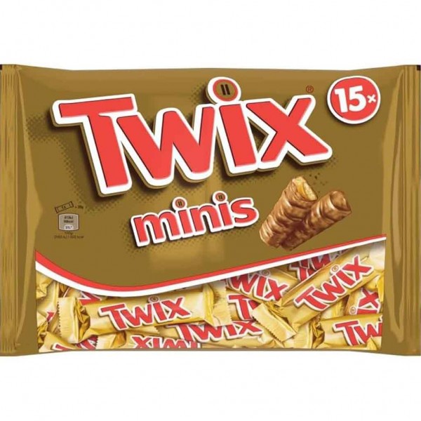 Twix Minis Schokoriegel 15er 333g MHD:26.5.24