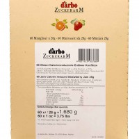 Darbo Fruchtaufstrich Zuckerarm Erdbeere Minigläser 60x28g=1680g MHD:3.12.25