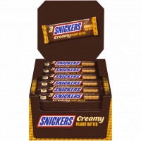 32x Snickers Creamy Peanut Butter á 54,75g=1752g MHD:12.5.24