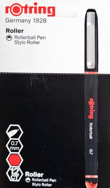 Rotring Rollerpoint Pen 12er Pack 0,5 mm rot
