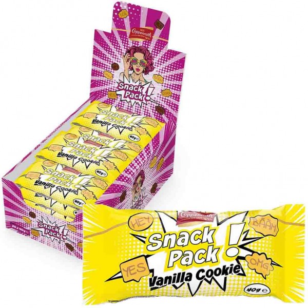 Coppenrath Snack Pack Vanilla Cookie 20x40g=800g MHD:2.6.24