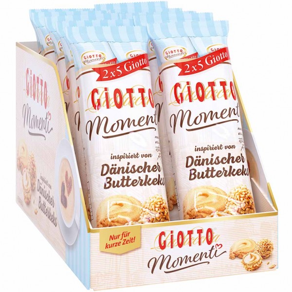 Ferrero Giotto Momenti Dänischer Butterkeks 10x43g=430g MHD:28.9.22