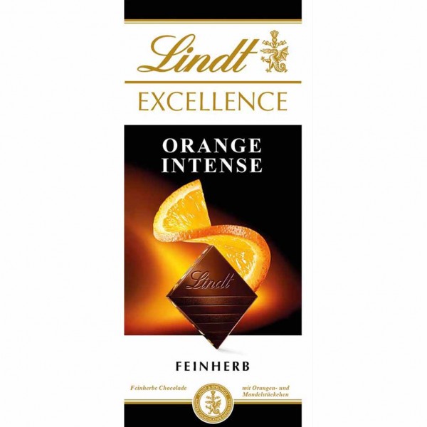 Lindt EXCELLENCE Orange Intense 100g MHD:31.1.24