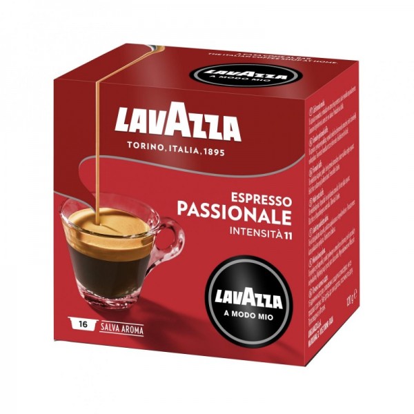 Lavazza Passionale Espresso 16 Kapseln MHD:30.9.25