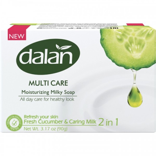 Seife Dalan 2 in 1 Multi Care Gurke und Milch