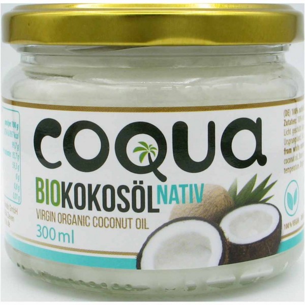Coqua Bio Kokosöl Nativ 300ml MHD:10.9.23