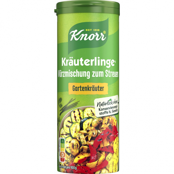 Knorr Kräuterlinge Gartenkräuter 60g Streudose 