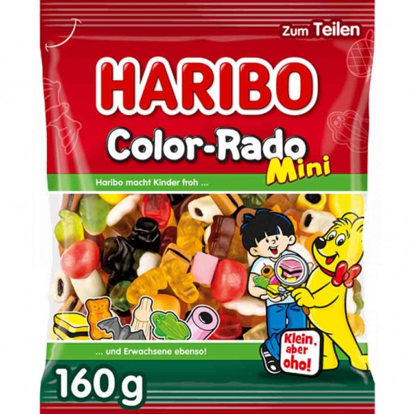 Haribo Color-Rado mini 160g MHD:30.1.25