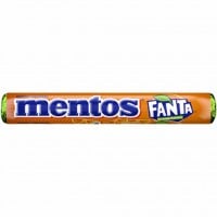 Mentos Kaudragees Fanta 40 Rollen á 37,5g=1500g MHD:30.10.26