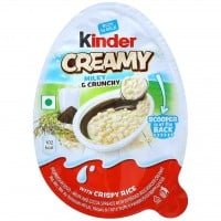 Kinder Creamy 24x19g Milky & Crunchy MHD:24.8.24