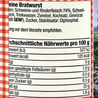 Metzger Kübler feine Bratwurst 200g MHD:10.11.24
