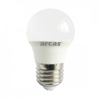 ARCAS LED Lampe / Mini Globe / E27 / 6W entspricht 42W / 470 Lumen / warm weiß (3000K)