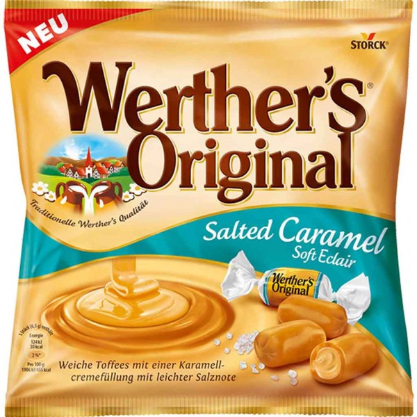 Werthers Original Salted Caramel Soft Eclair 180g MHD:30.4.25