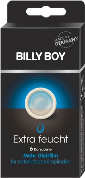 Billy Boy Extra Feucht Kondome 6er Pack MHD:30.5.27