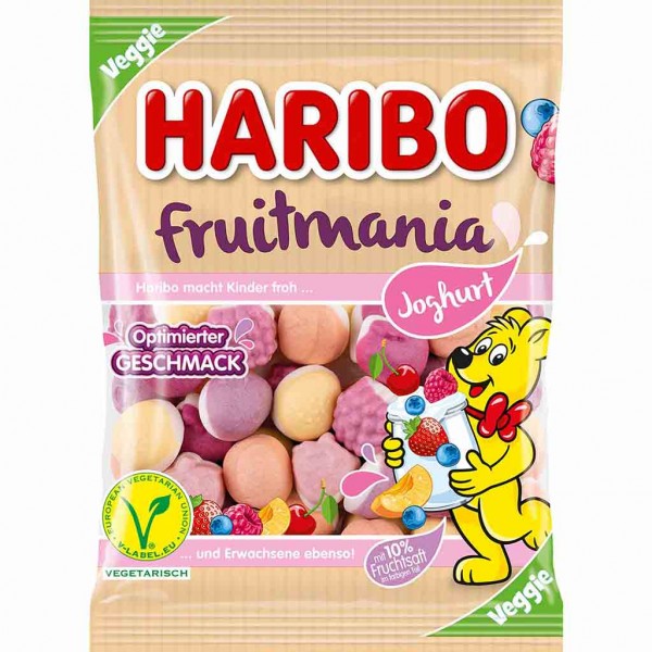 Haribo Fruitmania Joghurt veggie 160g MHD:30.12.24