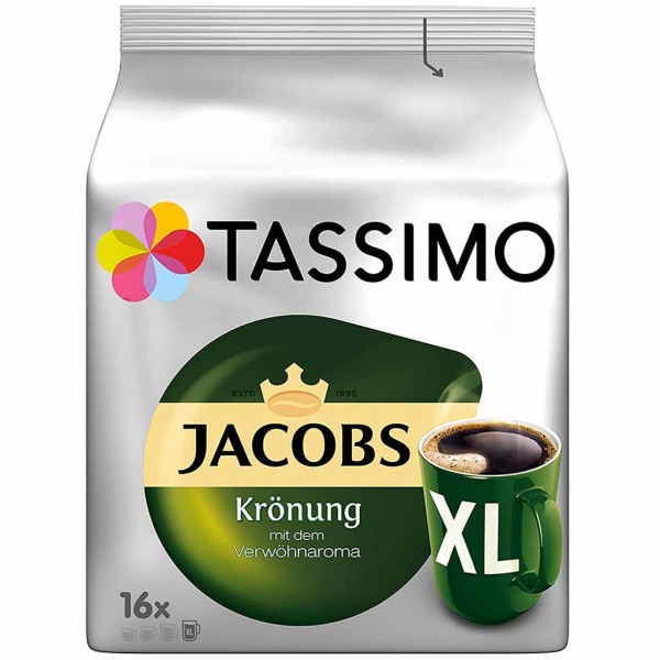 Tassimo Kapseln Jacobs Krönung XL 16 Kaffeekapseln