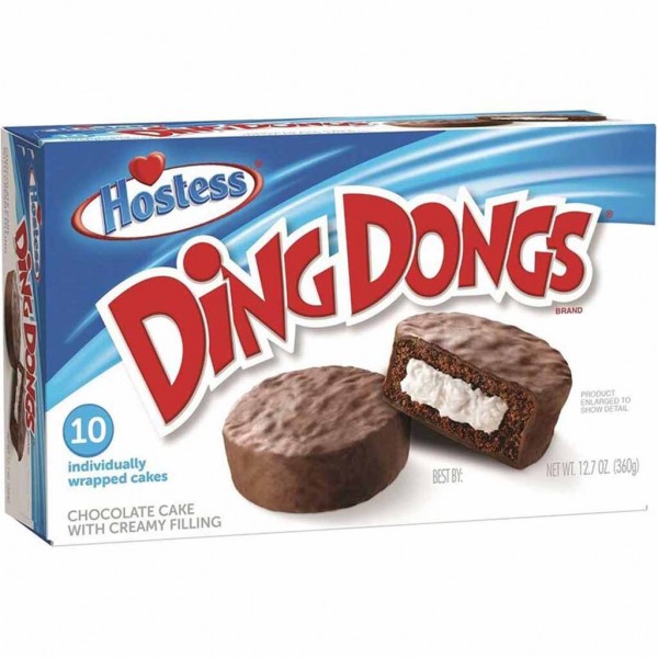 Hostess Ding Dongs Chocolate Cake 360g MHD:10.10.22