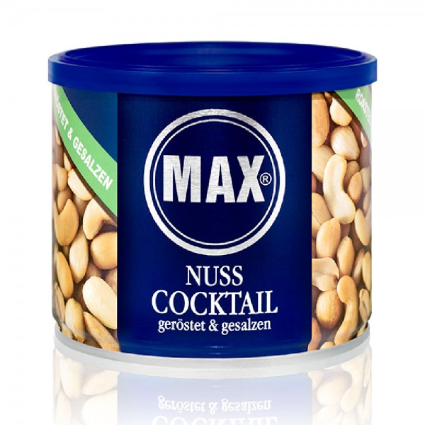 MAX Nuss Cocktail geröstet und gesalzen 250g MHD:30.3.25