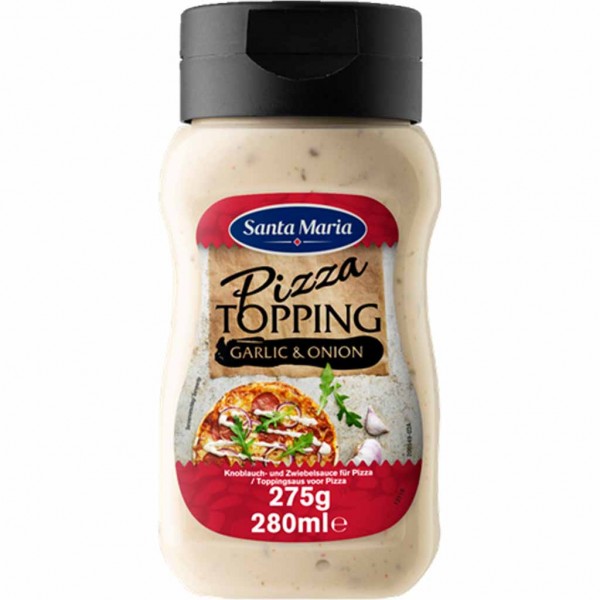 Santa Maria Pizza Topping Garlic &amp; Onion 280ml MHD:4.1.24