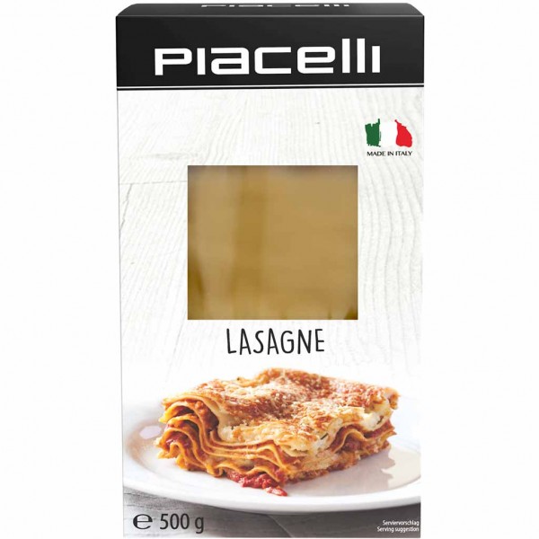 Piacelli Lasagne Blätter 500g MHD:22.11.25