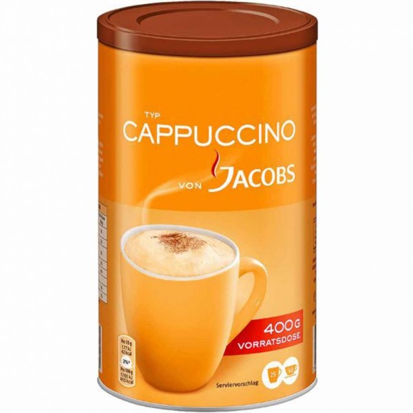 Jacobs Cappuccino Getränkepukver 400g MHD:30.10.25