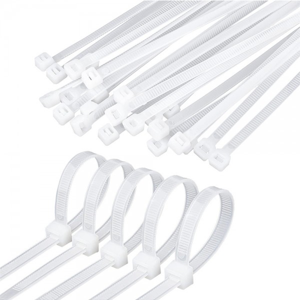 Trickets 2,5x100 100 Stück weiß Kabelbinder