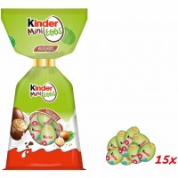 kinder Mini Eggs Haselnuss 15er 85g MHD:21.8.24