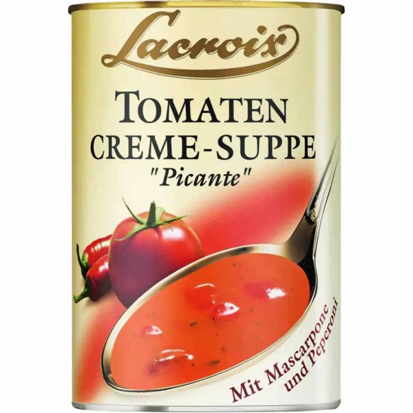 Lacroix Suppe Tomaten-Cremesuppe Picante 400ml MHD:10.10.25