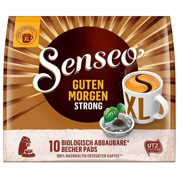 Senseo Kaffeepads Guten Morgen Strong XL 10er 125g MHD:12.1.25
