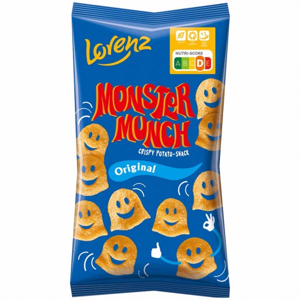 Lorenz Monster Munch Original Kartoffelsnack 75g MHD:10.9.24