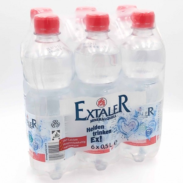 EXTALER MINERALQUELL Mineralwasser Medium 6x0,5 Liter