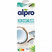 Alpro Kokosnuss mit Reis ohne Zucker 8x1 Liter Kokosdrink 010541118811660815240516 EAN 5411188116592