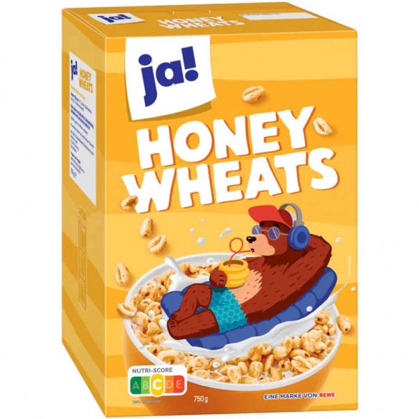 ja! Honey Wheats 750g MHD:28.3.25