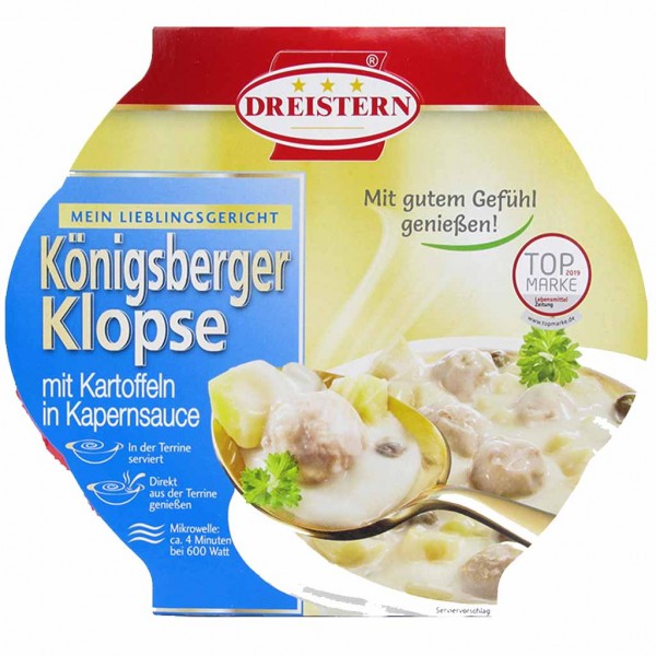 Dreistern Fertiggericht Königsberger Klopse 400g MHD:17.8.24