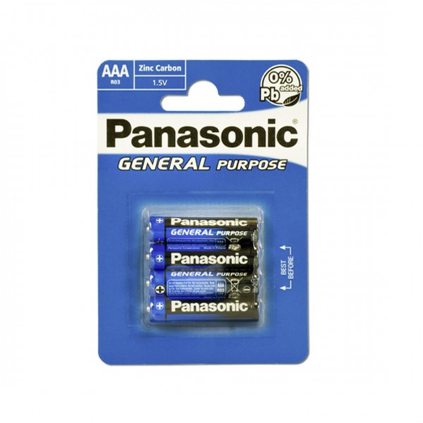 PANASONIC R03/AAA Heavy Duty 4 Batterien