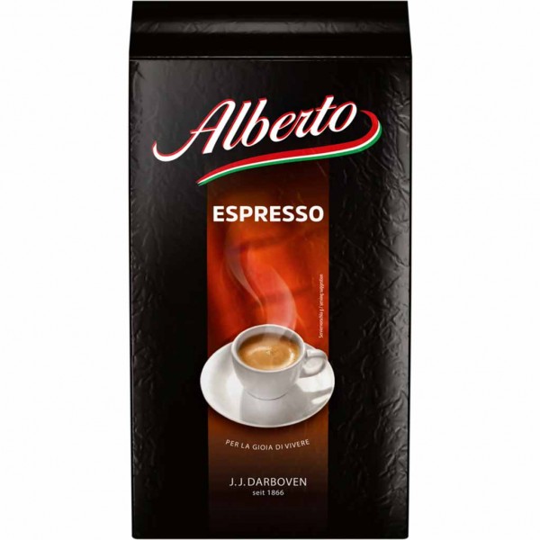 Alberto Espresso gemahlener Röstkaffee 250g MHD:30.7.23