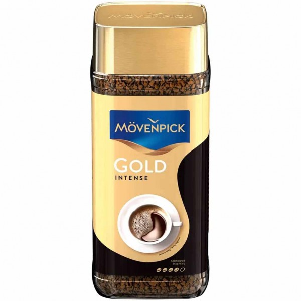 Mövenpick Gold Intense löslicher Kaffee 200g MHD:29.7.25