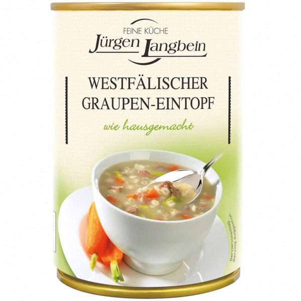 Jürgen Langbein Westfälischer Graupen-Eintopf 400ml MHD:29.6.26
