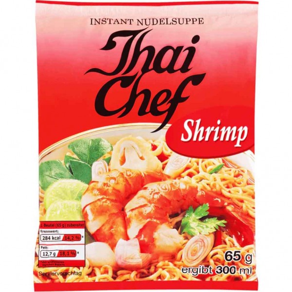 Thai Chef Nudelsuppe Shrimp 10x65g=650g MHD:6.6.24