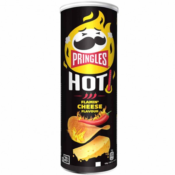 Pringles Hot Flamin' Cheese 160g EAN 5053990175888