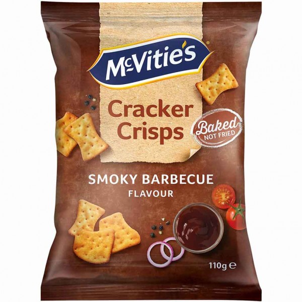 Mc Vities Cracker Crisps Smokey Barbecue 110g