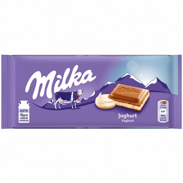 MILKA Tafelschokolade Joghurt 100g MHD:15.5.24