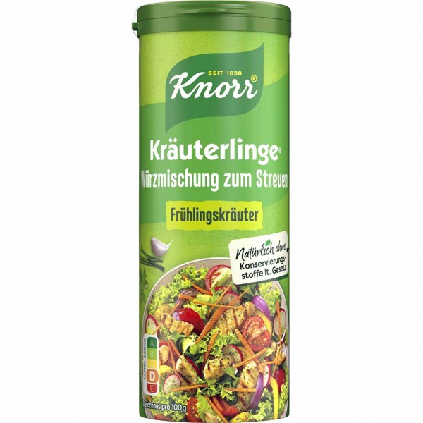 Knorr Kräuterlinge Frühlingskräuter 60 g Streudose