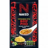 Naked Vietnamese Style Nudelsuppe Beef Pho 12x25g=300g MHD:30.4.24