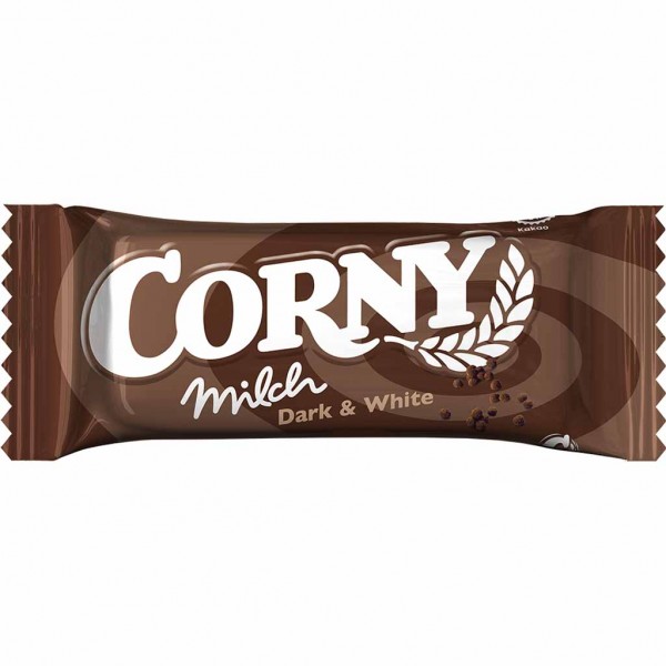 Corny Milch Dark &amp;White 100x30g=3kg MHD:30.8.24